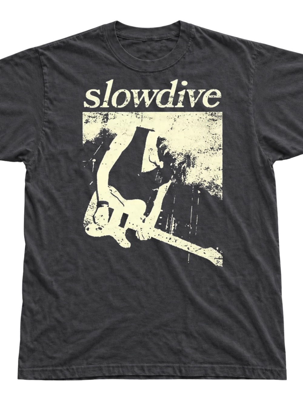 Gildan Black Short-Sleeve Slowdive Graphic Tee